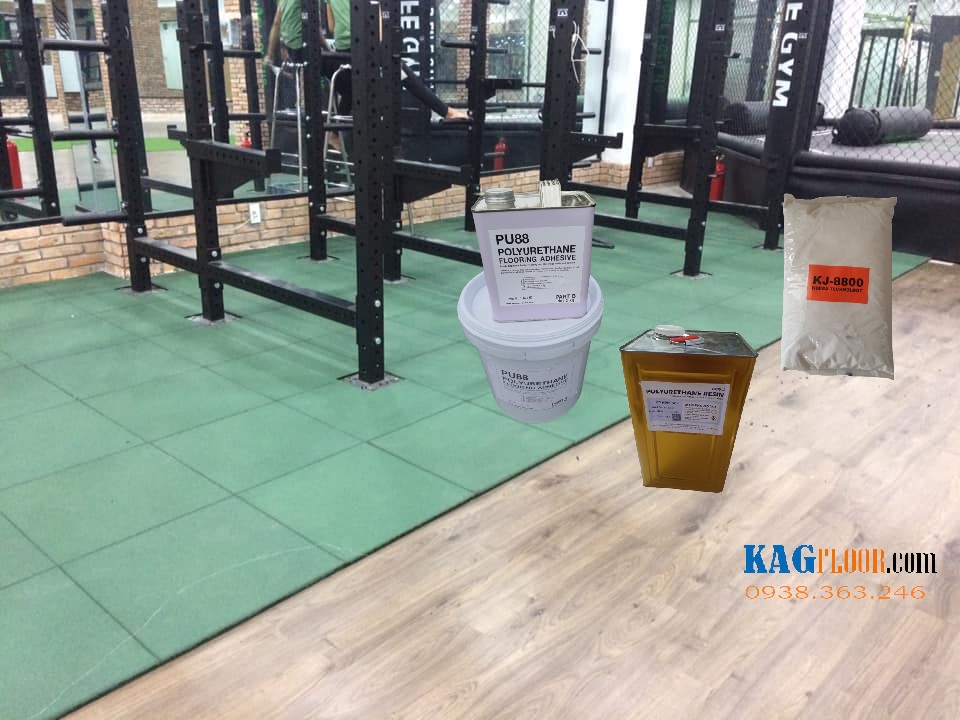 Các loại keo dán sàn cao su
