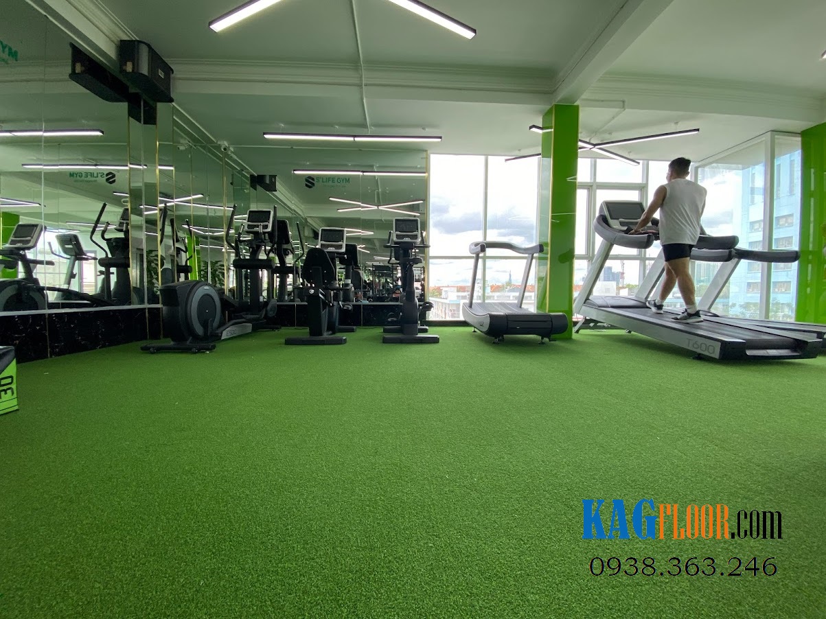 Cỏ nhân tạo Slife gym Sư Vạn Hạnh