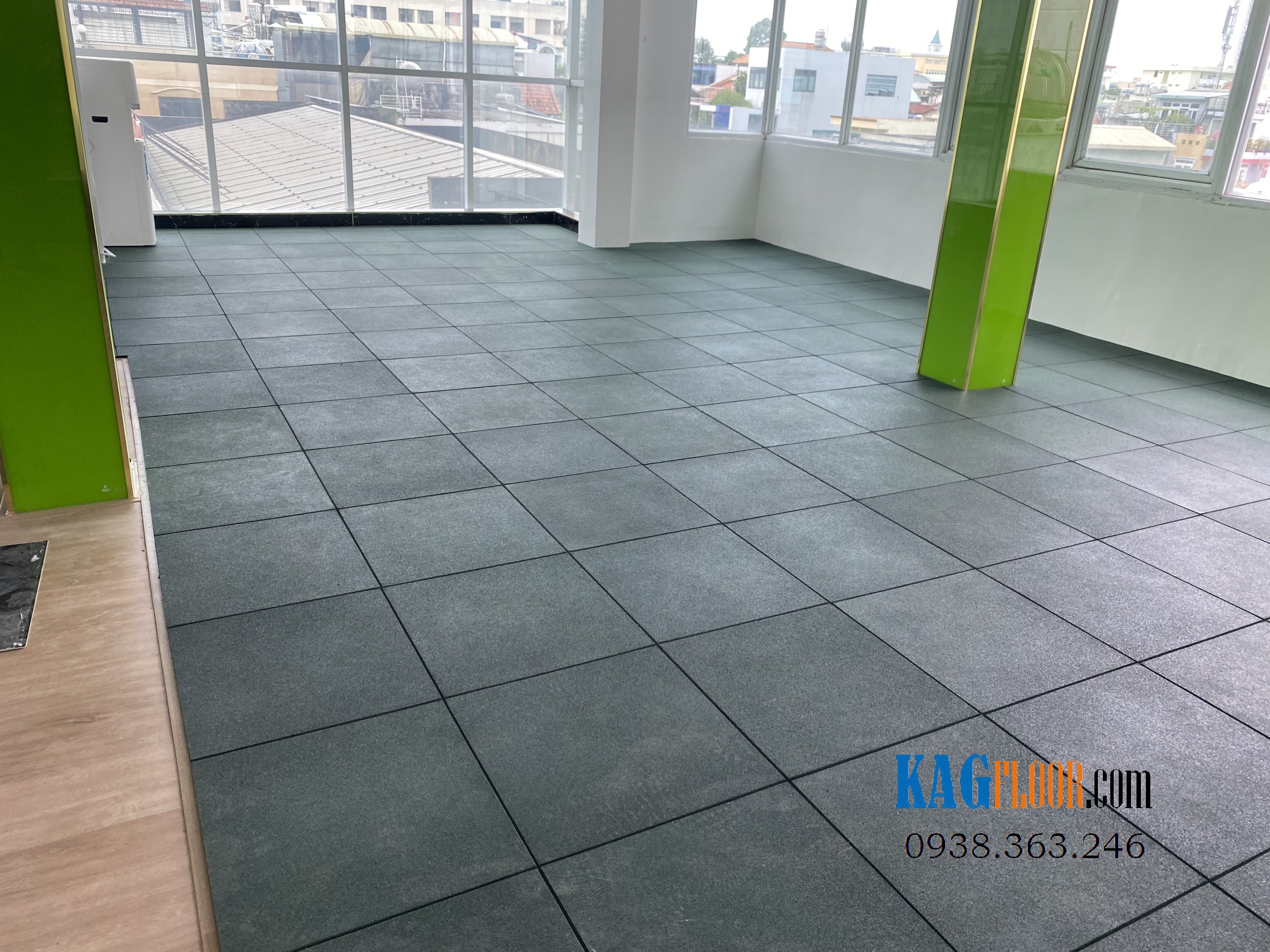 Gạch cao su Slife Gym  Sư Vạn Hạnh