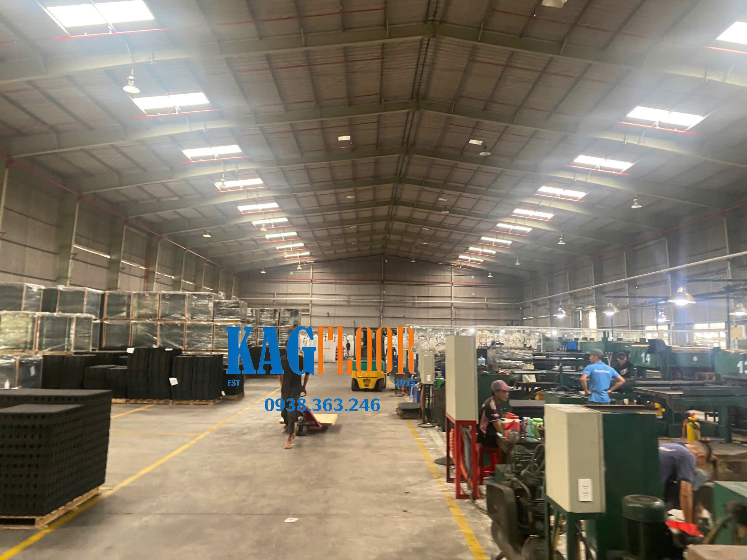 Nhà máy sản xuất gạch cao su