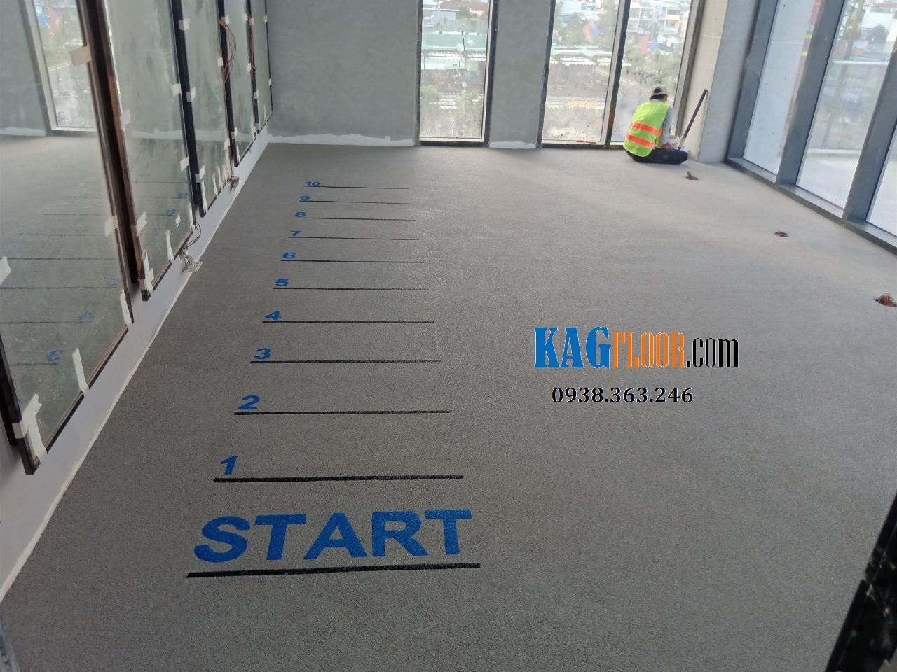 Phòng gym BMC Quy Nhơn - sàn cao cấp 