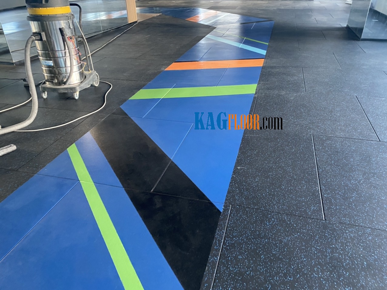 Sàn cao su Phòng Gym tòa nhà Sunwah Peal Bình Thạnh