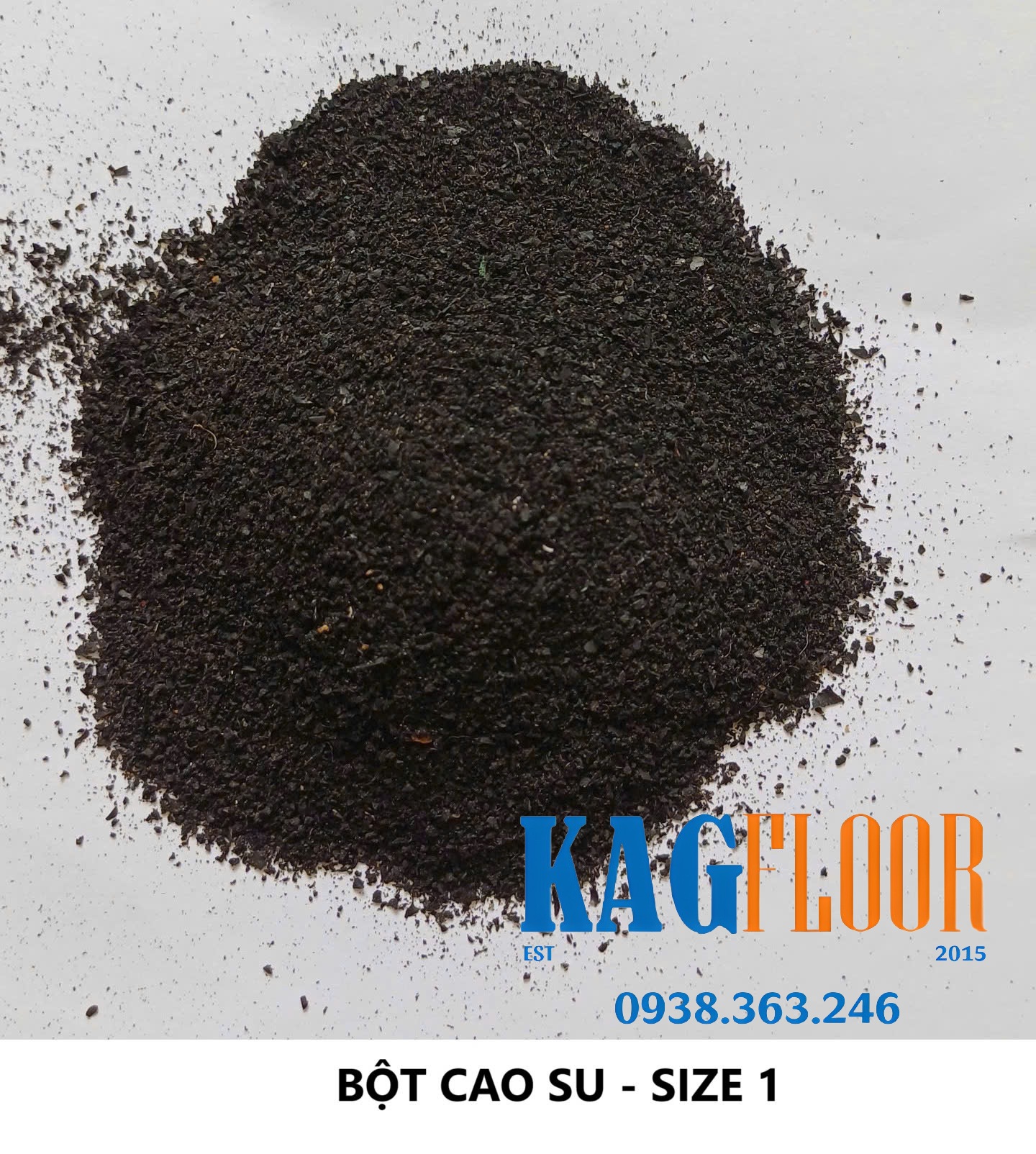 Bột cao su tái chế size 1 (Mesh 40)