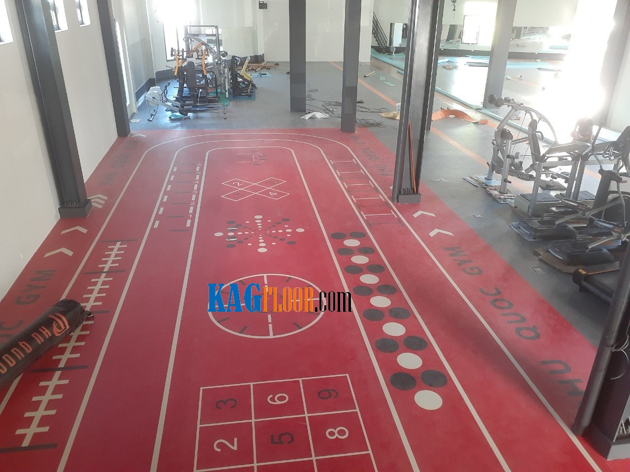 Sàn thể thao phòng gym