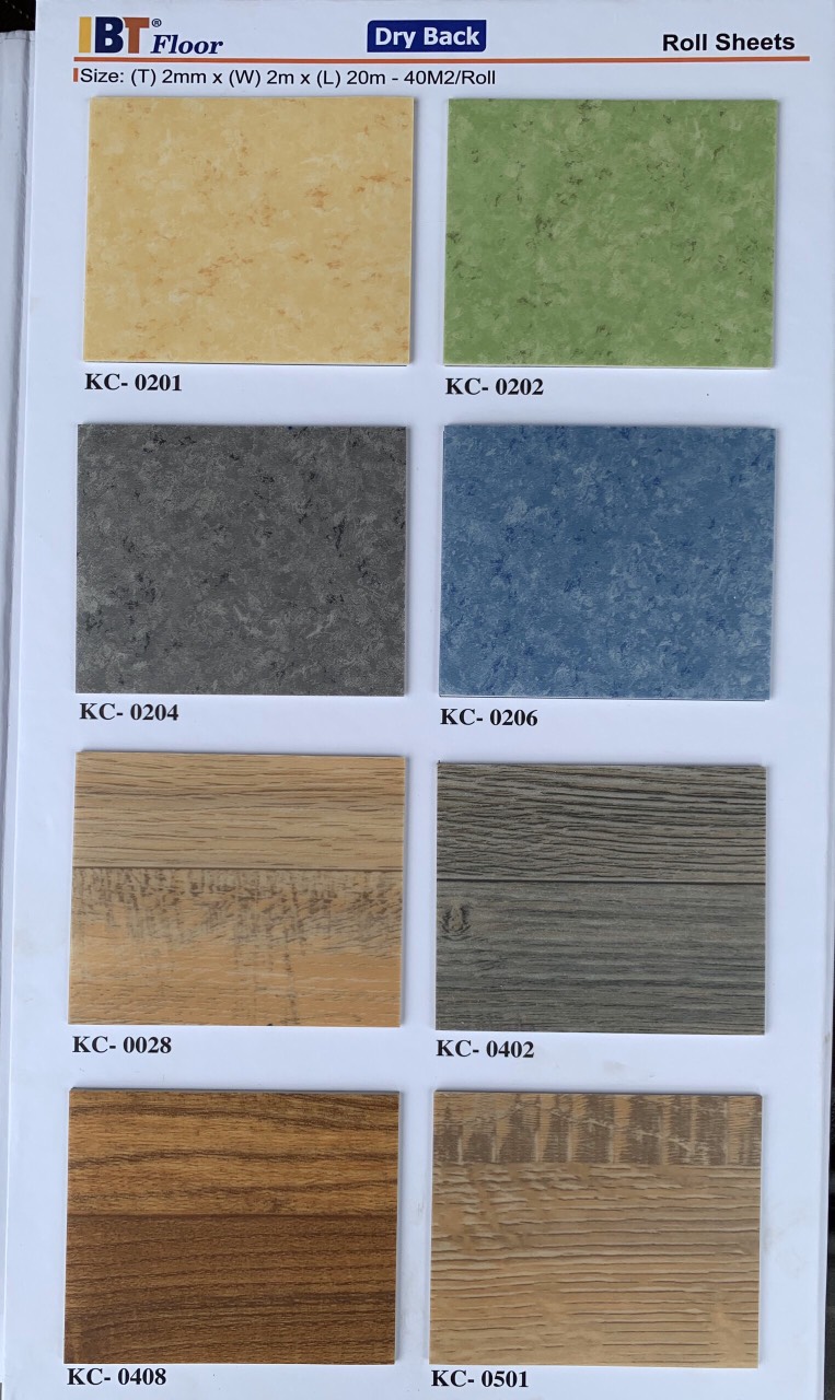Sàn vinyl cuộn 2mm
