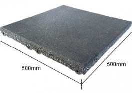 Gạch cao su 500x500x45mm